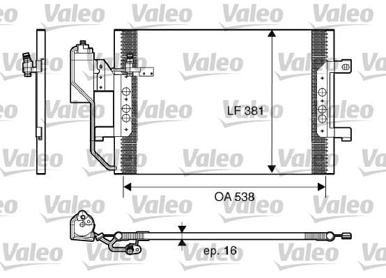 KLIMA RADYATORU MERCEDES W168 W414