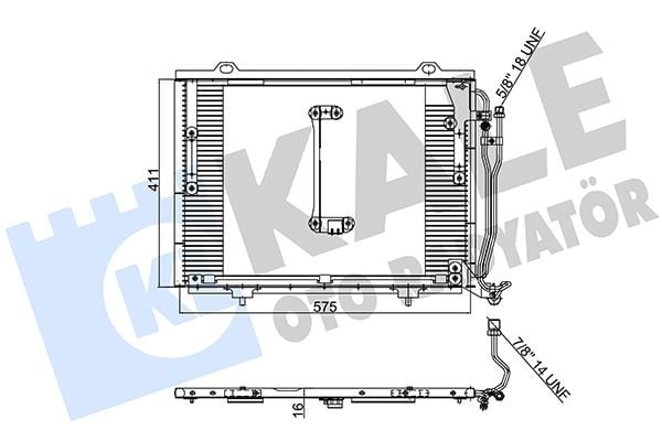KLIMA RADYATORU MERCEDES W202 S202 W210