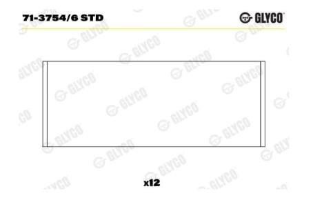 KOL YATAK VOLVO V90 S90 2.5 2.9 S80 2.9 3.0 PKW 83MM B 6304 F