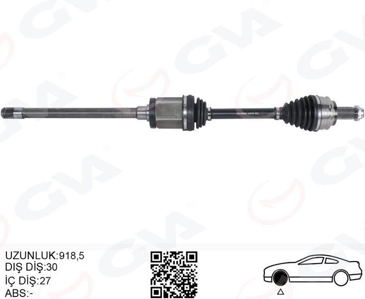 KOMPLE AKS ÖN SAĞ BMW X3 E83 04>11 918.5MM