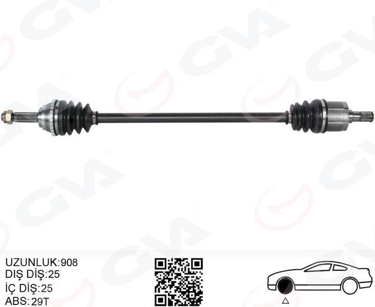 KOMPLE AKS ÖN SAG HYUNDAI ACCENT ADMIRE 1.3-1.5-1.6 03-06 ACCENT MILENIUM 1.3-1.5-1.6 00-03