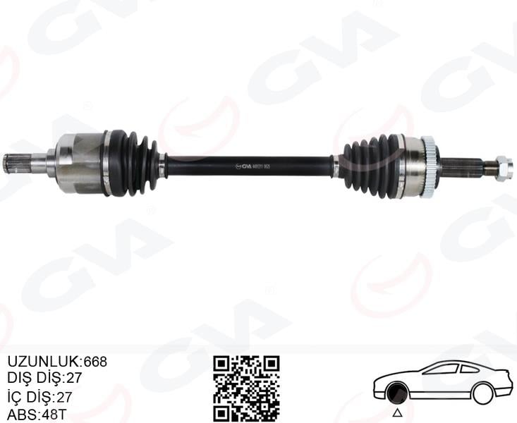 KOMPLE AKS ÖN SOL HYUNDAI TUCSON JM 2.0 CRDI ABSLI 04-10