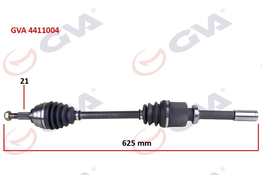 KOMPLE AKS SAĞ MEGANE II 1.6 16V 03-08 804mm AUTO.