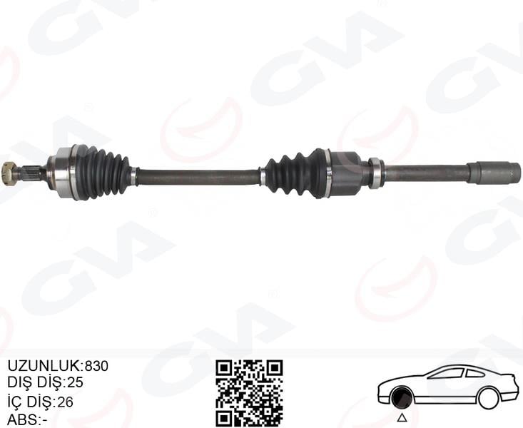 KOMPLE AKS SAG ON PSA 307 3A/C 1.6 A-T 00-07