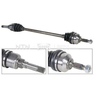 KOMPLE AKS SAĞ PEUGEOT P1007 05> CITROEN C2 03>09 C3 02>09 1.4 HDI MEKANİK 68 ŞZM 21x22x852