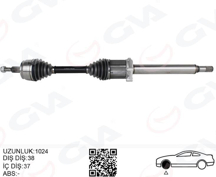 KOMPLE AKS SAĞ TRANSPORTER T6 2.0 TDI 140HP AUTO 12-