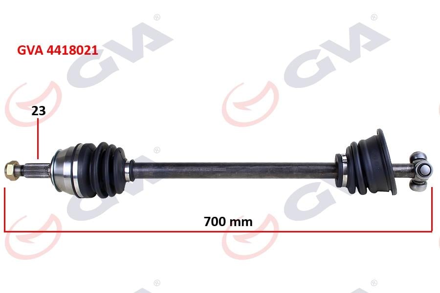KOMPLE AKS SOL LAGUNA I 1.6 16V 93-01 700mm