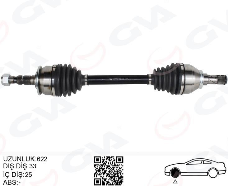 KOMPLE AKS SOL OPEL ASTRA K 1.4 TURBO-1.6 CDTI M/T 15-