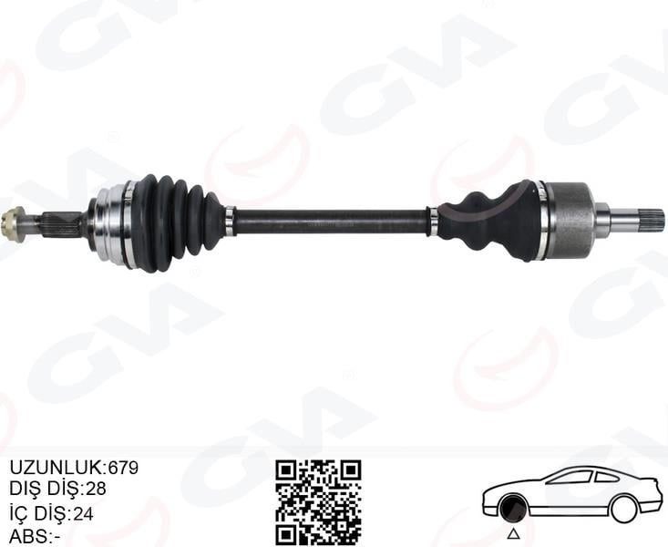 KOMPLE AKS SOL P308 14>21 1.2 VTI-1.6 BlueHDI RIFTER 1.5-1.6 HDI-BlueHDI ASTRA L 21>1.2 EB2 COMBO E 18> 1.2 EB2-1.5D PARTNER-BERLINGO 18> 1.5-1.6 BlueHDI MEKANİK VİTES 28x24x680