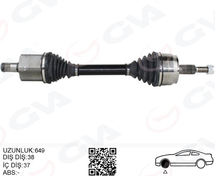 KOMPLE AKS SOL TRANSPORTER T6 2.0 TDI 140HP AUTO 12-
