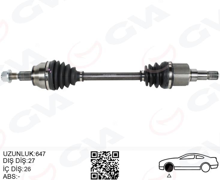 KOMPLE ÖN AKS SOL CONNECT 14> 1.6 TDCI