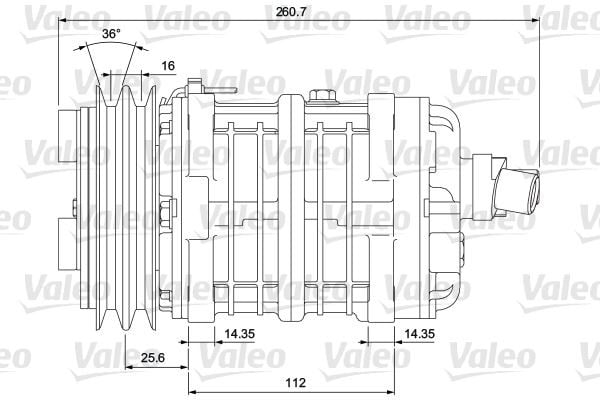 KOMPRESÖR TM16XS 2AG 12V B H ORG 3E