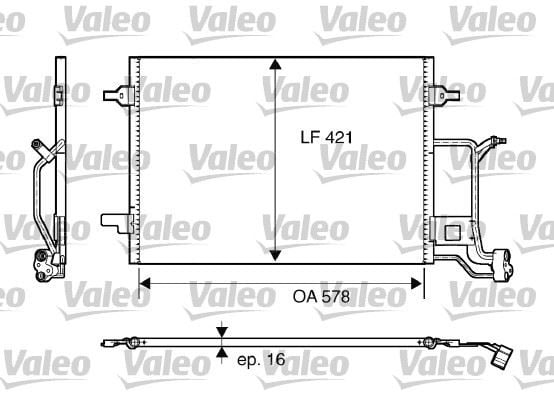KONDENSER AUDI A4 / VW PASSAT 97-00