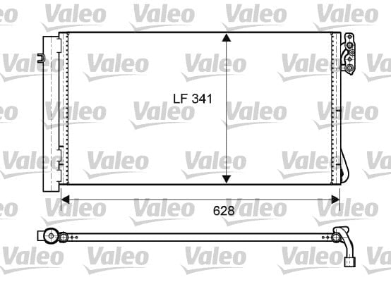 KONDENSER BMW 1 SER E81/E87. 3 SER 09/09>