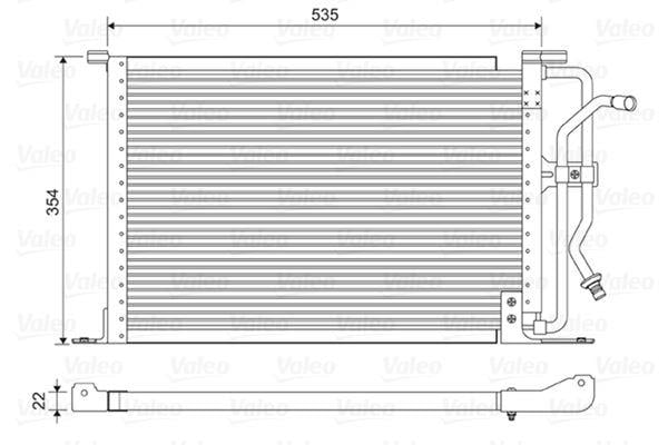 KONDENSER FORD FIESTA IV 95