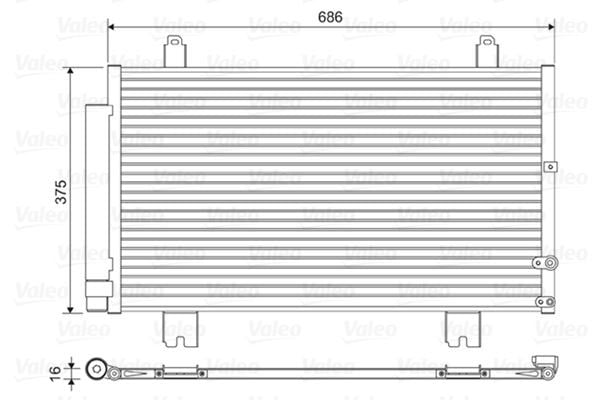 KONDENSER LEXUS GS350 GS430