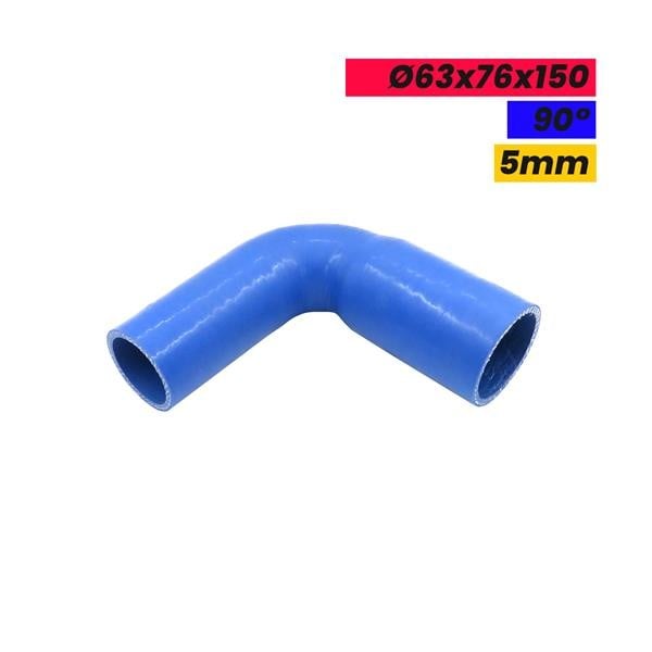 KONİK DİRSEK SİLİKON HORTUM 63x76x150 90 DERECE 5mm