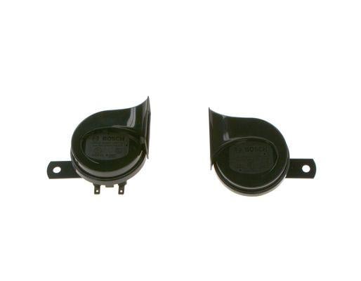 KORNA EC6-C. SET İÇERİK: 0986AH0744 VE 0986AH0745 12V. 60W. 400/500 HZ. SİYAH. TROMPETLİ