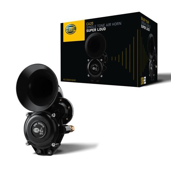 KORNA.12V.24V.SİYAH.ELEKTRİKLİ PNÖMATİK.400HZ.115DB.YÜKSEK SES.UNİVERSAL