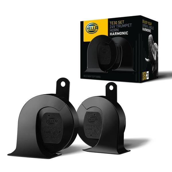 KORNA.24V.SİYAH.ELEKTRİKLİ.410HZ.510HZ.110DB.YÜKSEK SES.DÜŞÜK SES.UNİVERSAL