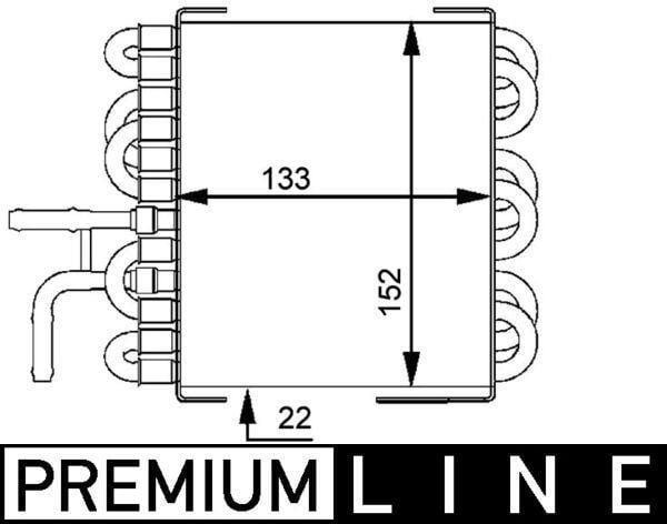 Kraftstoffkühler MB C-CL. W203