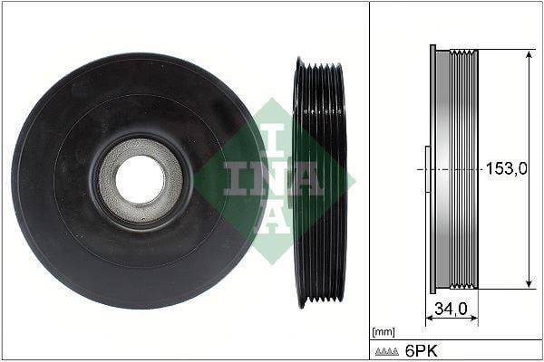 KRANK KASNAĞI P107-207-P307-P308-P406-P407-PARTNER-BERLINGO-C1-C2-C3-C4-XSARA-FOCUS II-FIESTA 02> 1.4-1.6 HDI-TDCI VOLVO C30 06>12 1.6D S40 II 05>12 1.6D V50 05>12 1.6D MAZDA II 1.4CD III 1.6DI