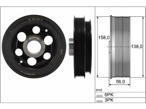 KRANK KASNAGI TRASNIT V363-V362 17> 2.0 ECOBLUE MONDEO V 19> 2.0 ECOBLUE