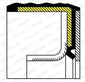 KRANK KEÇESİ ARKA CORSA C-D-ASTRA H-ASTRA J-MERIVA A-ALBEA-DOBLO-PUNTO 1.3 JTD-DTE-DTJ-FD 78x100x9 93177284