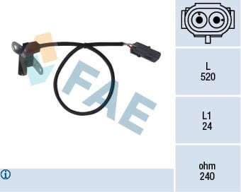 KRANK MIL SENSORU LAGUNA MEGANE R21 SAFRANE SCENIC 2.0 16V