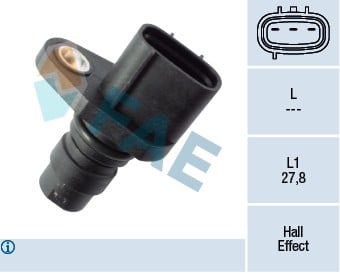 KRANK VE EKSANTRİK MİLİ DEVİR SENSÖRÜ ASTRA H-ZAFIRA B-ASTRA J-CORSA D-MERIVA A-B-CORSA C 1.7 A-Z17D T-DTR-DTH-DTJ VECTRA C 3.0 Z30DT