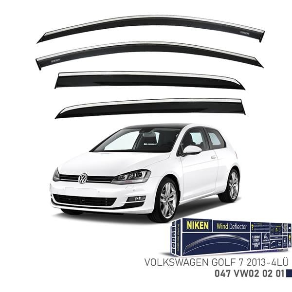 KROMLU CAM RÜZGARLIĞI VW GOLF 7 2013- 4LÜ