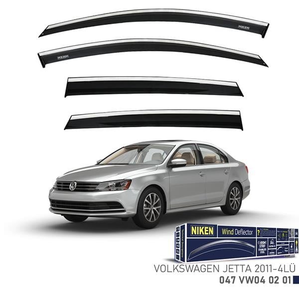 KROMLU CAM RÜZGARLIĞI VW JETTA 2011- 4LÜ