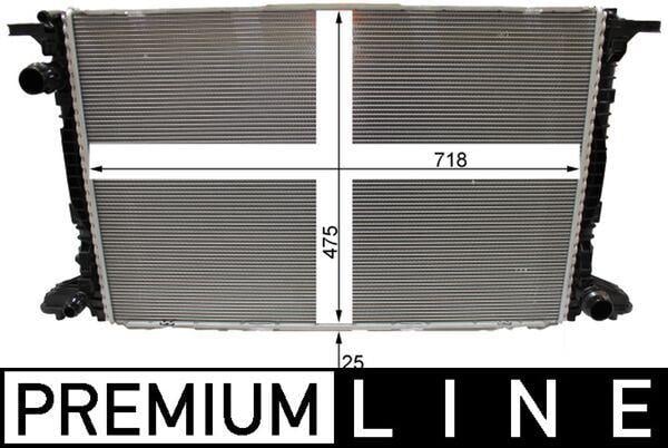 Kühlmittelkühler AUDI A4/A5/Q5/A6/A7/A8/Q7