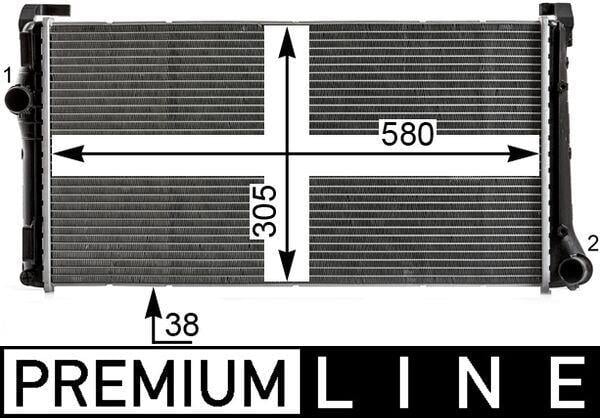 Kühlmittelkühler FIAT IDEA 1.3