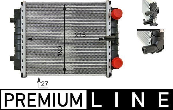 Kühlmittelkühler GOLF. A3. LEON. OCTAVIA