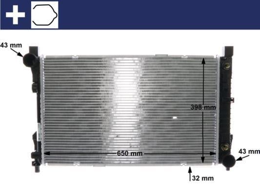 Kühlmittelkühler MB C-CL. W203 00-