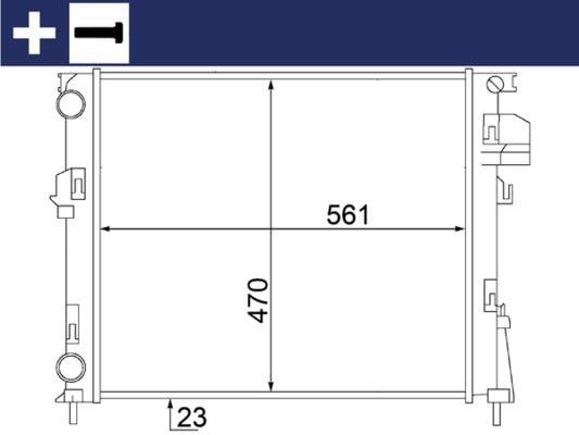 Kühlmittelkühler OPEL VIVARO