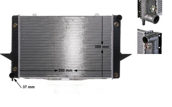 Kühlmittelkühler VOLVO S70 / V70 / C70