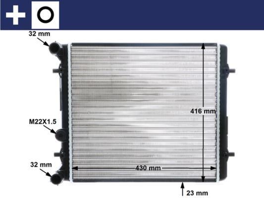 Kühlmittelkühler VW GOLF IV/AUDI A3/ DIV.
