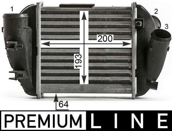 Ladeluftkühler AUDI A4 2.5 TDi V6