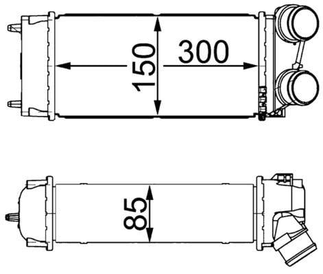 Ladeluftkühler CITROEN C4 1.6 HDI