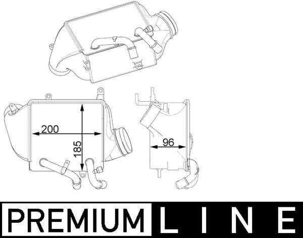 Ladeluftkühler MB S-CL. W221