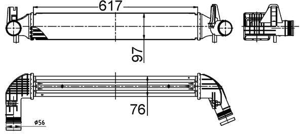 Ladeluftkühler VAG POLO