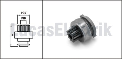 MARS DISLISI MOTOCRAFT TIP 10 DIS FORD FOCUS 15824 / 1006209824