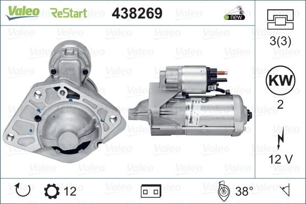 MARS MOTORU 12V 2kW 12 DIS MERCEDES VITO OM622 W447 14> . RENAULT FLUENCE MEGANE SCENIC TALISMAN TRAFIC . NISSAN QASHQAI R9M 1.6 dCi