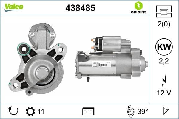 MARŞ MOTORU 12V FORD C MAX-FOCUS-GALAXY-GRAND-KUGA I 08>12 MONDEO IV 07>14 VOLVO C30- C70-S40-S80-V50-V70 2.0 TDCI