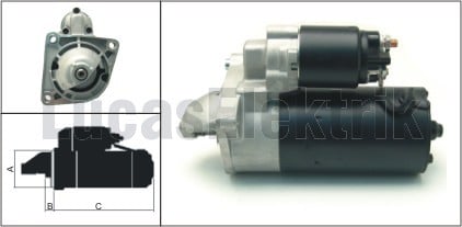 MARŞ MOTORU KOMPLE ASTRA H 04>10 ASTRA J 10>15 INSIGNIA A 08>17 VECTRA C 04>08 ZAFIRA B-C 05> 1.9-2.0 CDTI 1.9 DT-DTH-DTL-DTJ 2.0 DTH-DTJ-DT-DTL