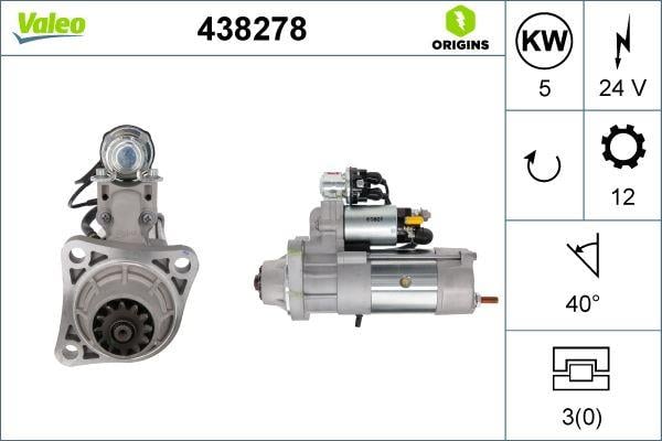 MARŞ MOTORU TS50 RVI PREMIUM KERAX MAXTER 438208