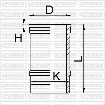 MOTOR GÖMLEĞİ 504 DİZEL XDP 90.00 STD