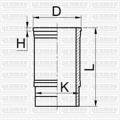 MOTOR GÖMLEĞİ 504 DİZEL XDP 90.00 STD